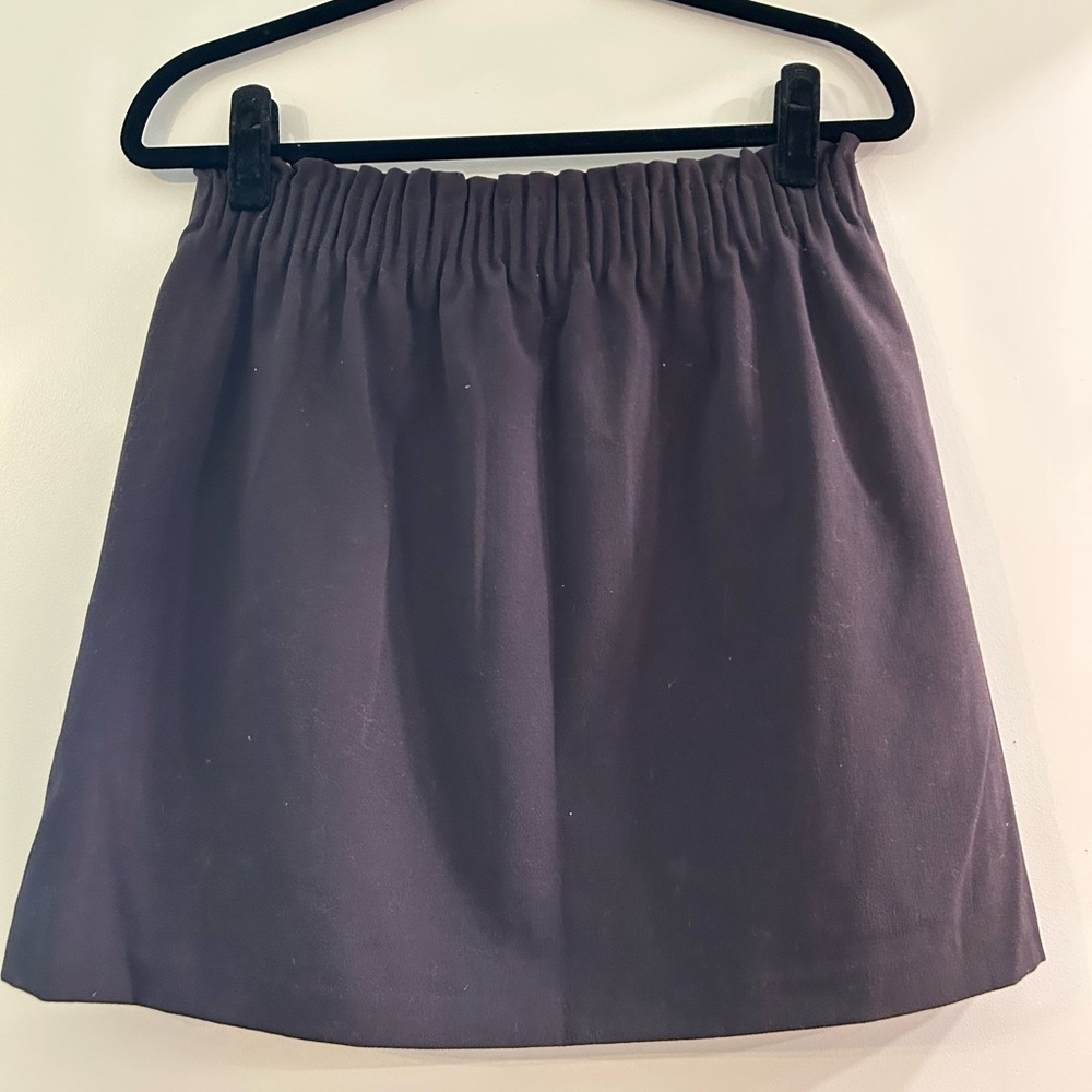 J. Crew Black Mini Skirt